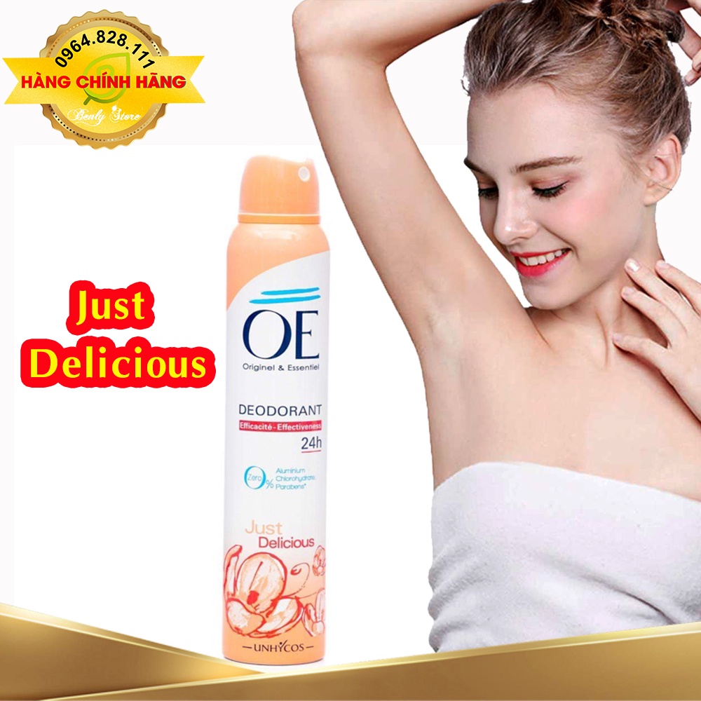 Xịt khử mùi nữ thơm lâu, khô thoáng OE PHÁP, ngăn ngừa mùi hôi cơ thể, Thay thế nước hoa, lăn nách, sáp thơm