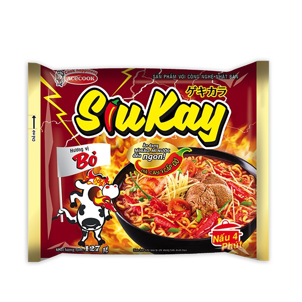 MÌ SIUKAY BÒ 24 GÓI