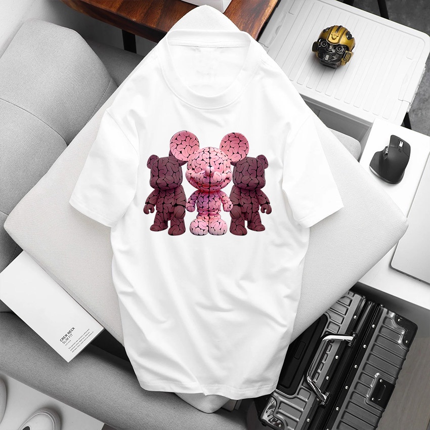 Áo Thun Unisex, Áo phông Unisex Nikolas 100% Cotton MICKEY BRAIN - NIKOLAS-MBN001 | BigBuy360 - bigbuy360.vn