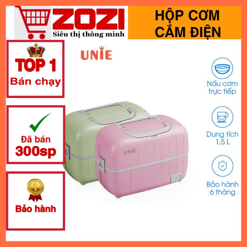 Hộp Cơm Cắm Điện UNIE UV (300W - 1,2L) - Hàng Chính Hãng