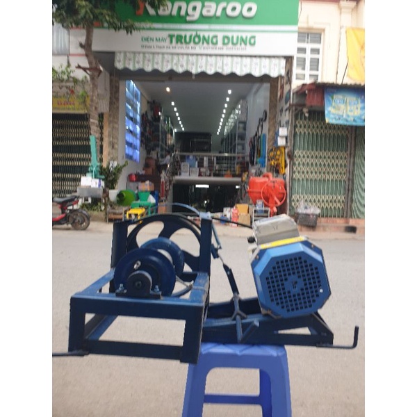 Máy tời xây dựng dân dụng có motor Có dây cáp , cô loa , móc cheo ròng rọc