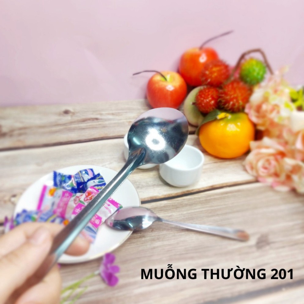 { Hàng tốt}❤️Muỗng ăn cơm/ muỗng cafe inox 304/ 201 cao cấp đồ dùng nhà bếp❤️