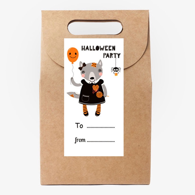 Cuộn 300 Sticker Dán Trang Trí Halloween