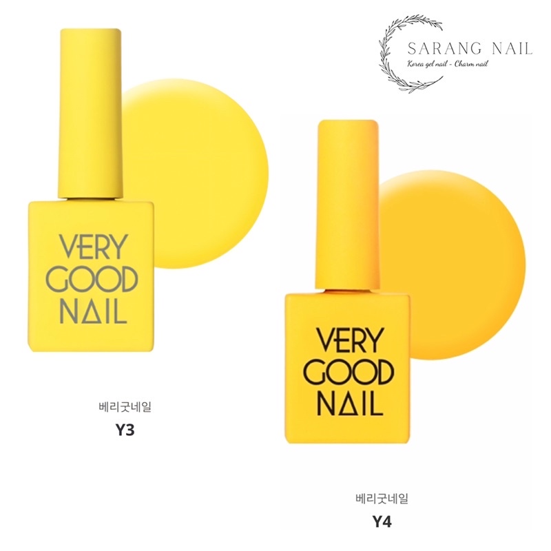 Sơn Very Good Nail chính hãng Hàn Quốc tone Vàng Yellow