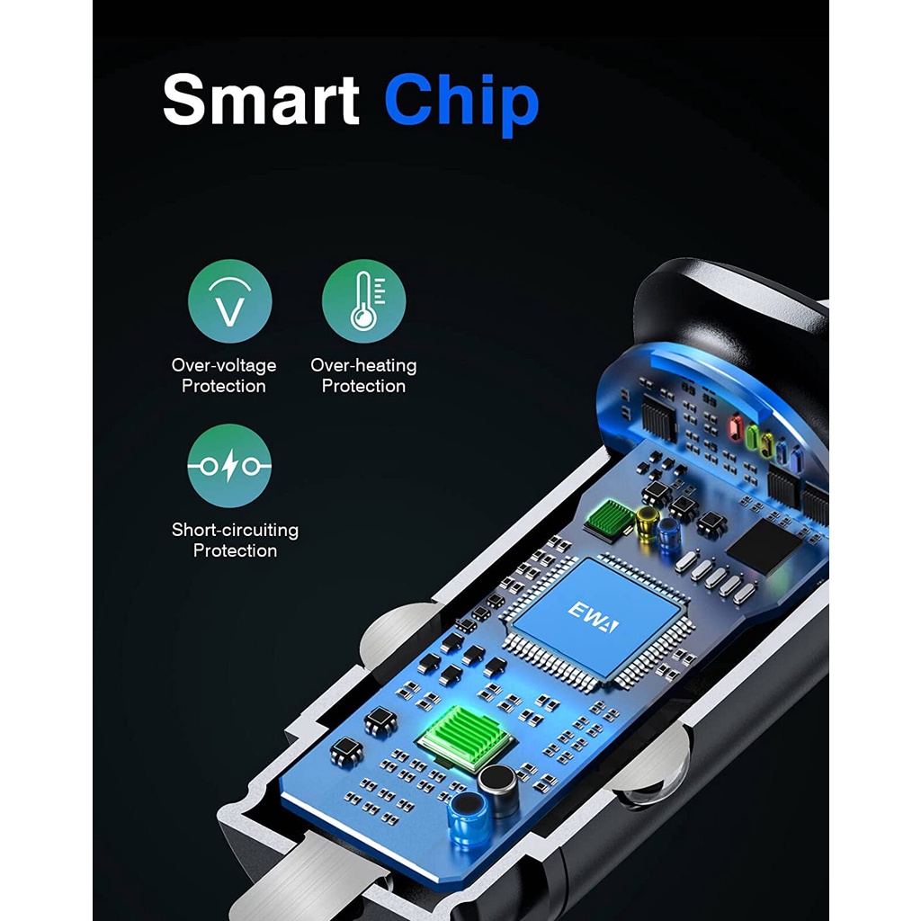 REALME Tẩu Sạc Nhanh Hai Cổng USB C 60W Bằng Kim Loại Dành Cho Xe Hơi iPhone 13 Huawei Xiaomi Vivo