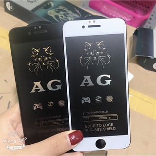 Cường lực nhám chống vân tay _ cường lực full màn từ iphone 6 tới xs max