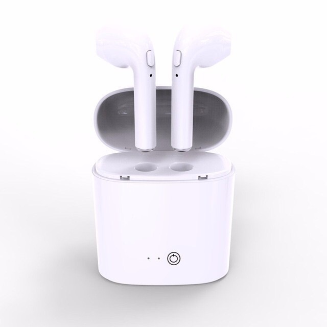 Tai nghe bluetooth I7S 2 tai có đế sạc kiểu airpod LOẠI 1