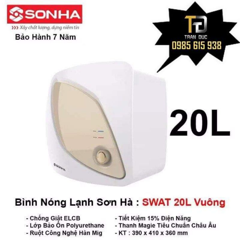 Bình Nước Nóng Sơn Hà Swat SW20V