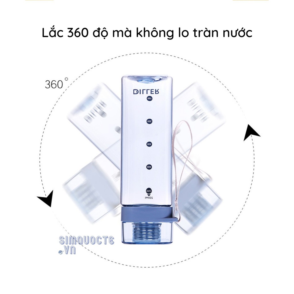 Bình Nước Chia Vạch 700ml DILLER | BigBuy360 - bigbuy360.vn