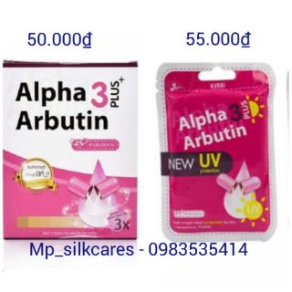 Viên Bột Kích Trắng & Chống Nắng ALPHA ARBUTIN 3 Plus 10 viên/gói - Thái Lan