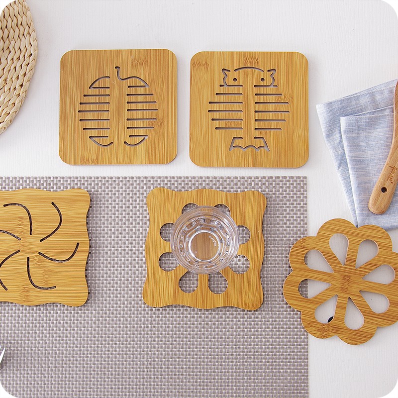 Hoạt Hình Đế Lót Nồi Bằng Gỗ Họa Tiết Xinh Xắn | BigBuy360 - bigbuy360.vn