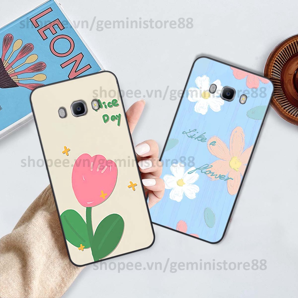Ốp Samsung J5 / J7 2016 / J510 J710 in hình hoa lá nhiều màu sắc siêu đẹp, siêu xinh, siêu cá tính