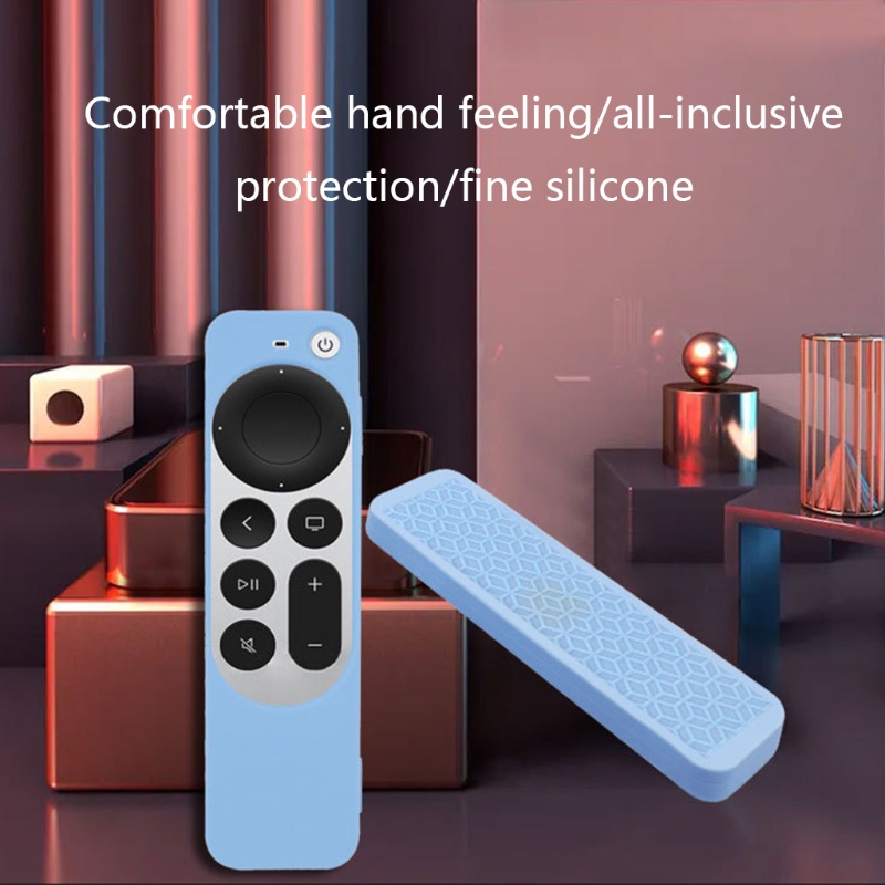 Vỏ Bọc Điều Khiển Từ Xa Bằng Silicon Chống Sốc Cho Apple Tv 4k 2021 6th