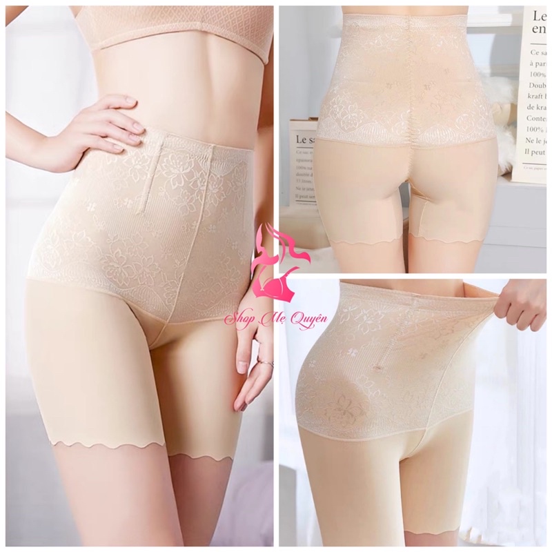 Quần gen bụng su lụa chống cuộn gập, không lộ viền- định hình nâng mông quyến rũ