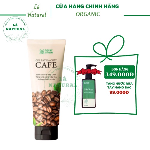 Kem Tẩy Da Chết Cà Phê Cỏ Cây Hoa Lá 100g - Loại bỏ lớp sừng trên da, tăng khả năng hấp thụ dưỡng chất cho da