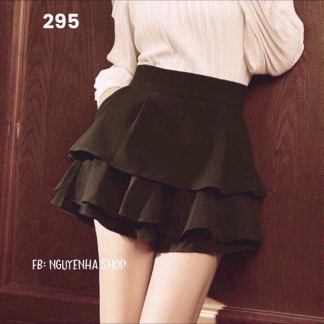Mã 333 QUẦN GIẢ VÁY XẾP TẦNG SIÊU XINH