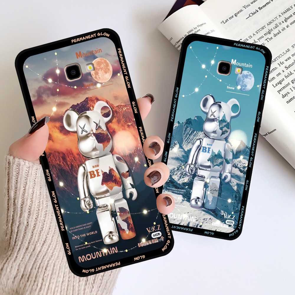 Ốp lưng Samsung J4 Plus / J4 Core / J4+ in hình họa tiết Mountain, Be@rbrick dễ thương (T13 - T18)