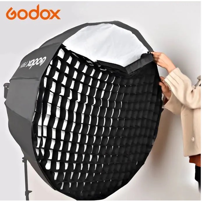 Softbox Parabolic thao tác nhanh Godox QR-P70,QR-P90, QR-P120