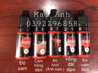 Mực Tattoo Makeup Nga ( Phun Xăm Thẩm Mỹ )