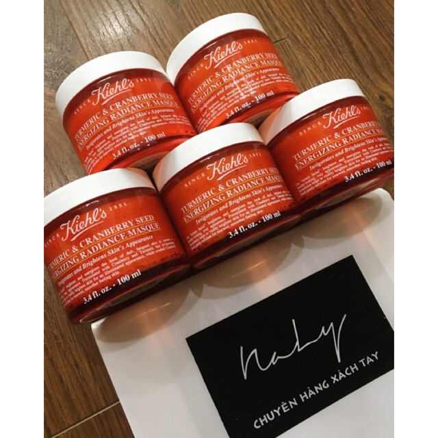 [Made in U.S.A] Kiehls Mặt Nạ Nghệ Kiehls (Kiehl's Tumeric & Cranberry Seed Energizing Radiance Masque) 14ml 28ml 100ml