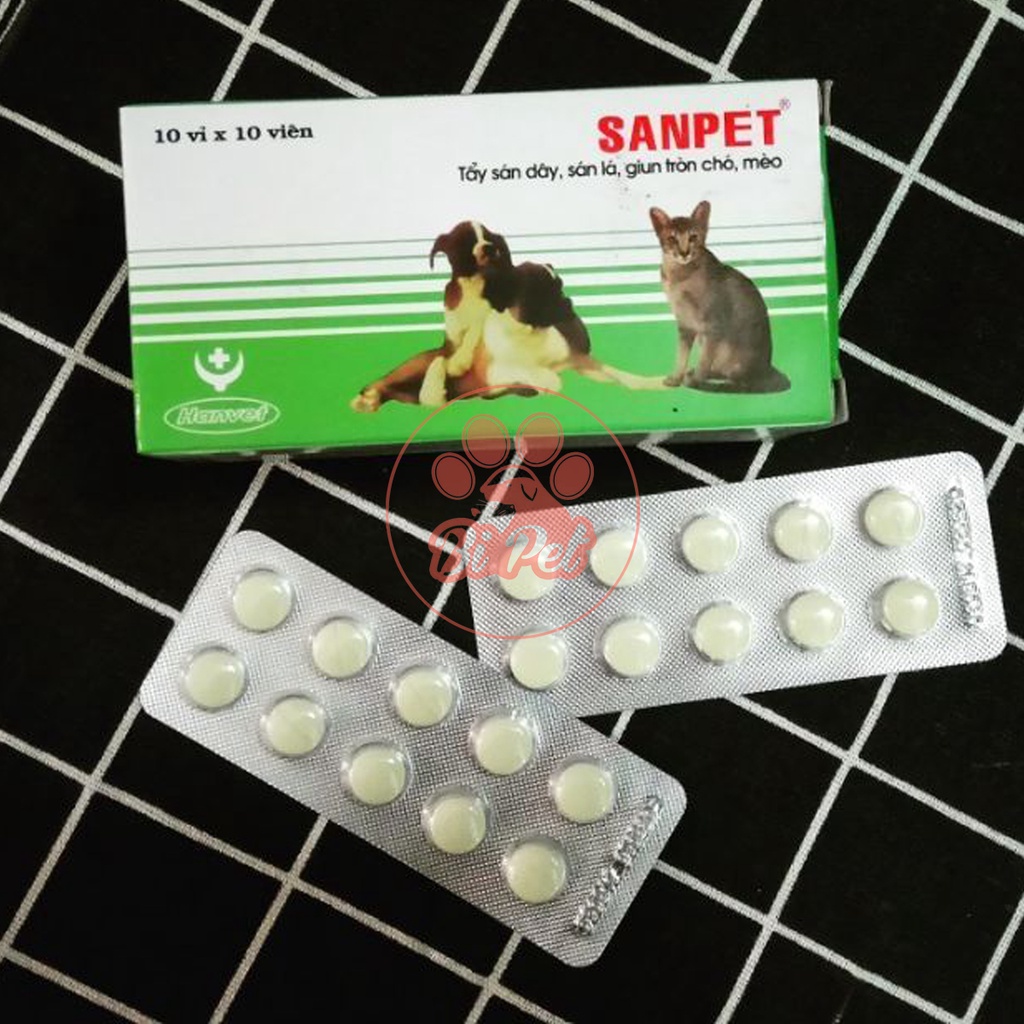 Xổ giun S.a.n.p.e.t cho thú cưng [ Hàng Chính Hãng]  | Bi Pets