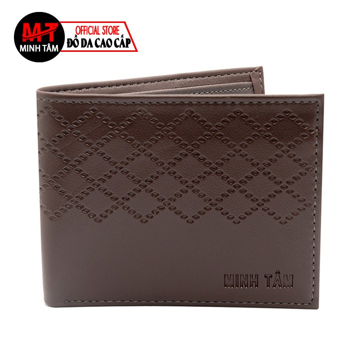 Ví nam Minh Tâm da PVC cao cấp , thời trang nam Minh Tâm MT417 , đen hoặc nâu | BigBuy360 - bigbuy360.vn