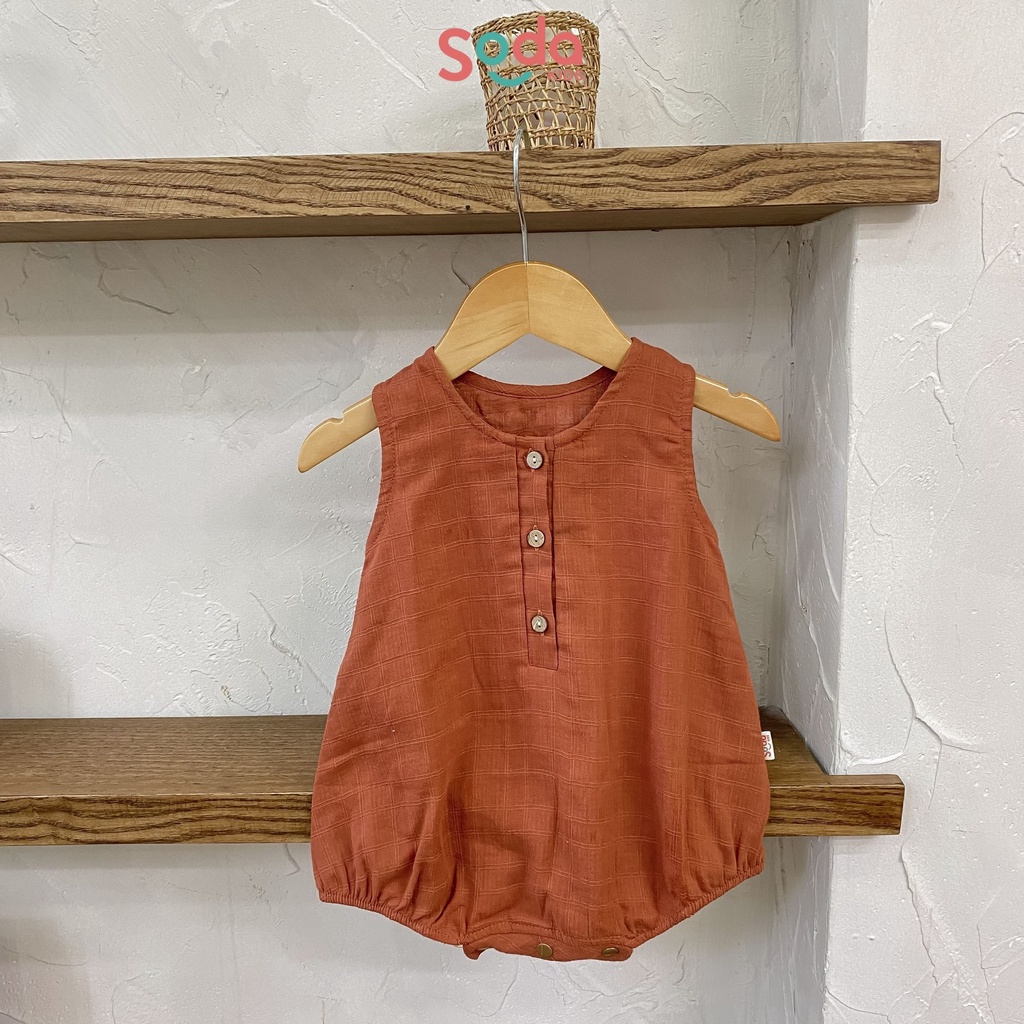 Bodysuit cho bé trai SODA KIDS thiết kế đơn giản, phong cách Hàn Quốc ( nhiều họa tiết )