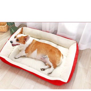 Đệm cao cấp chữ nhật hình xương cho Pet