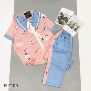 Đồ bộ ngủ lụa Satin mềm mại - Pyjama cao cấp