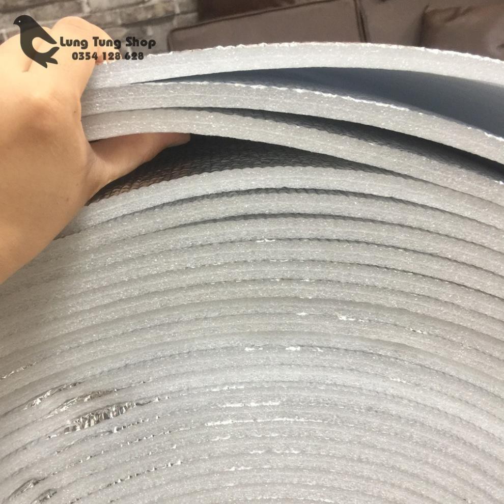Xốp bạc cách nhiệt - xốp tráng bạc PE foam loại dày 10mm