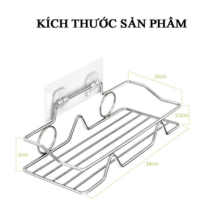 Kệ Inox 304 Dán Tường Để Đồ Nhà Tắm Nhà Vệ Sinh Tiện Dụng Jodily StarHome