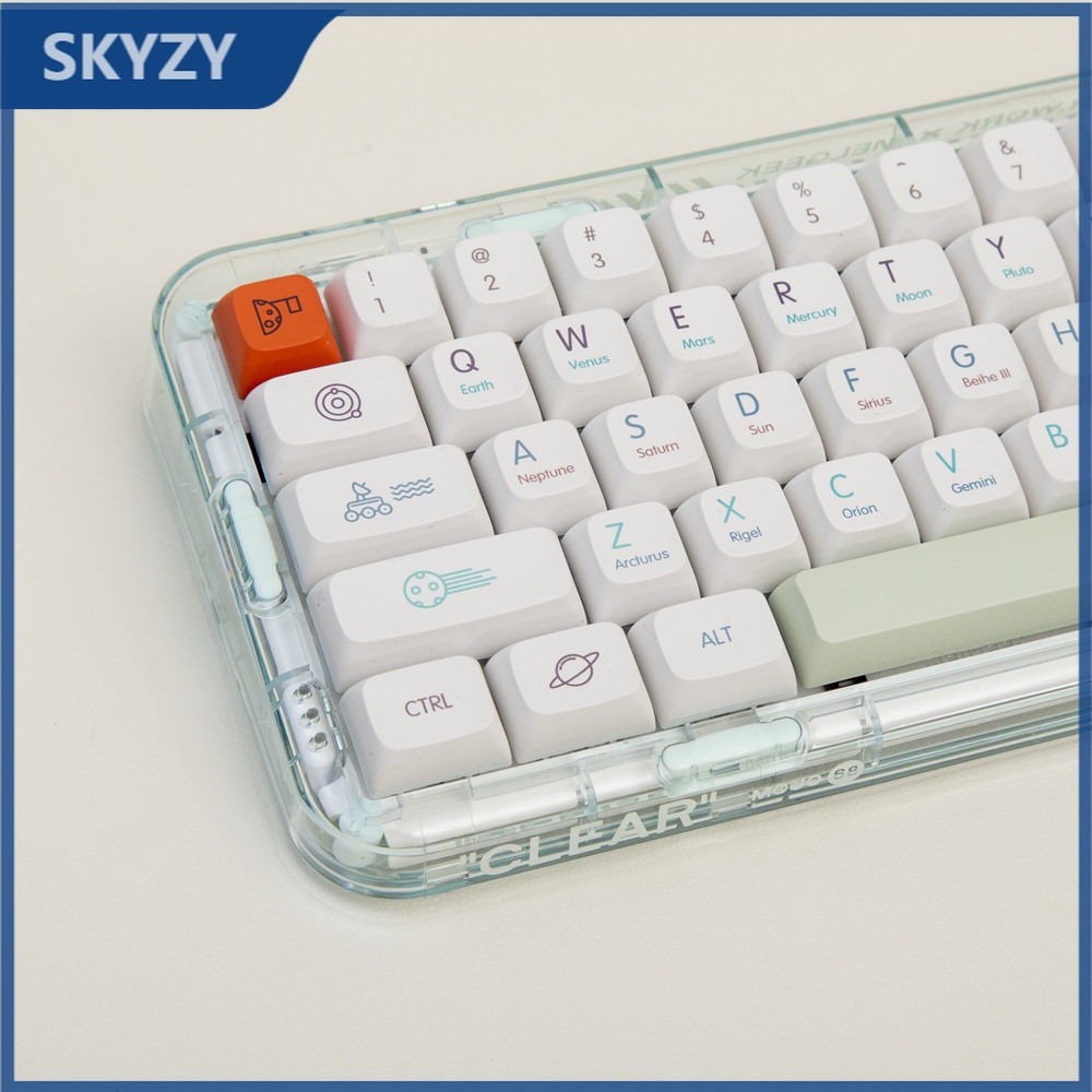 126 Phím Planet Keycap XDA Hồ sơ Anime PBT DYE SUB Bàn phím cơ Keycaps