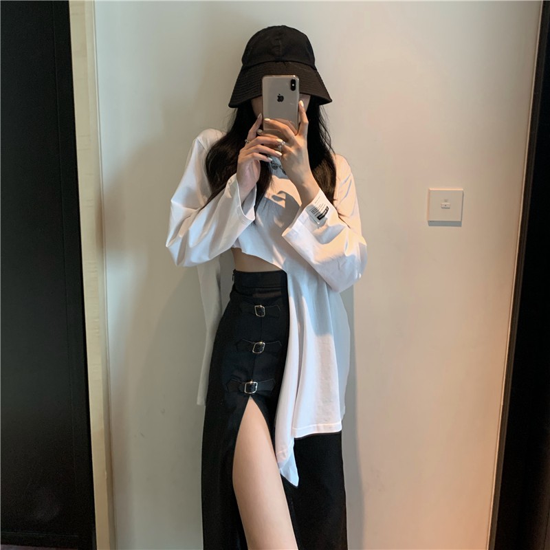 Ulzzang ( 얼짱) - CHÂN VÁY DÀI XẺ TÀ THỜI TRANG NỮ | BigBuy360 - bigbuy360.vn