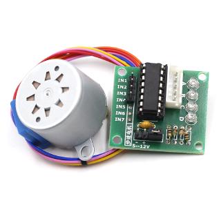 Động Cơ Bước 4 Pha 28bj-48-5v+mạch Điều Khiển Uln2003