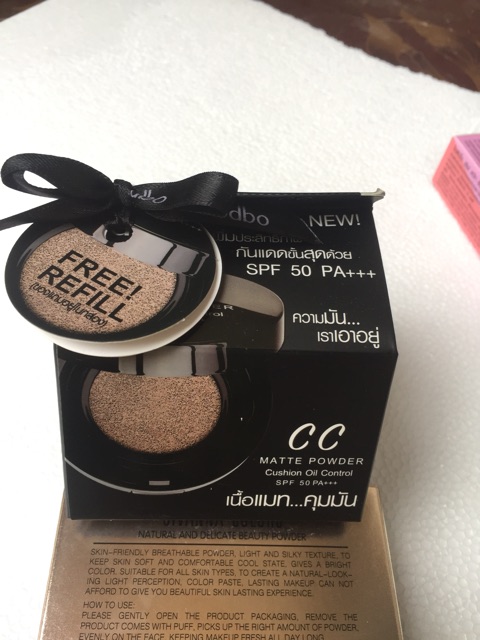 Phấn nước CC Odbo Cushion Matte Powder Oil Control SPF 50