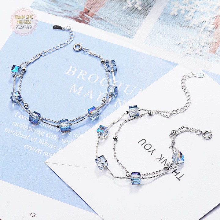 Lắc tay thời trang Hàn cực xinh, bạc ý S925 - LT73