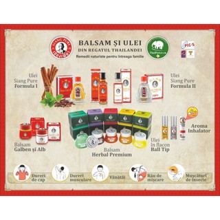 DẦU GIÓ SIANG PURE DẠNG LĂN 3CC THÁI LAN