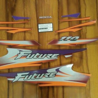 Bộ tem honda Future 1 2001 màu đỏ đô