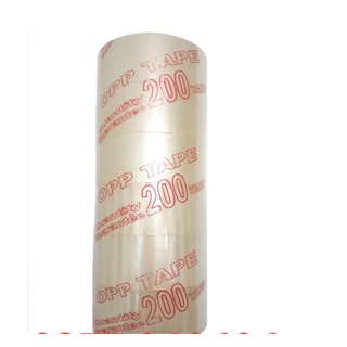 Băng keo 200yard lõi siêu mỏng 3mm, lốc 6 cuộn nặng 1.8kg