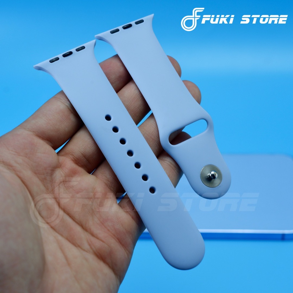 Dây Silicone màu sierra blue cho Apple Wacth đủ size 38-44mm siêu hot
