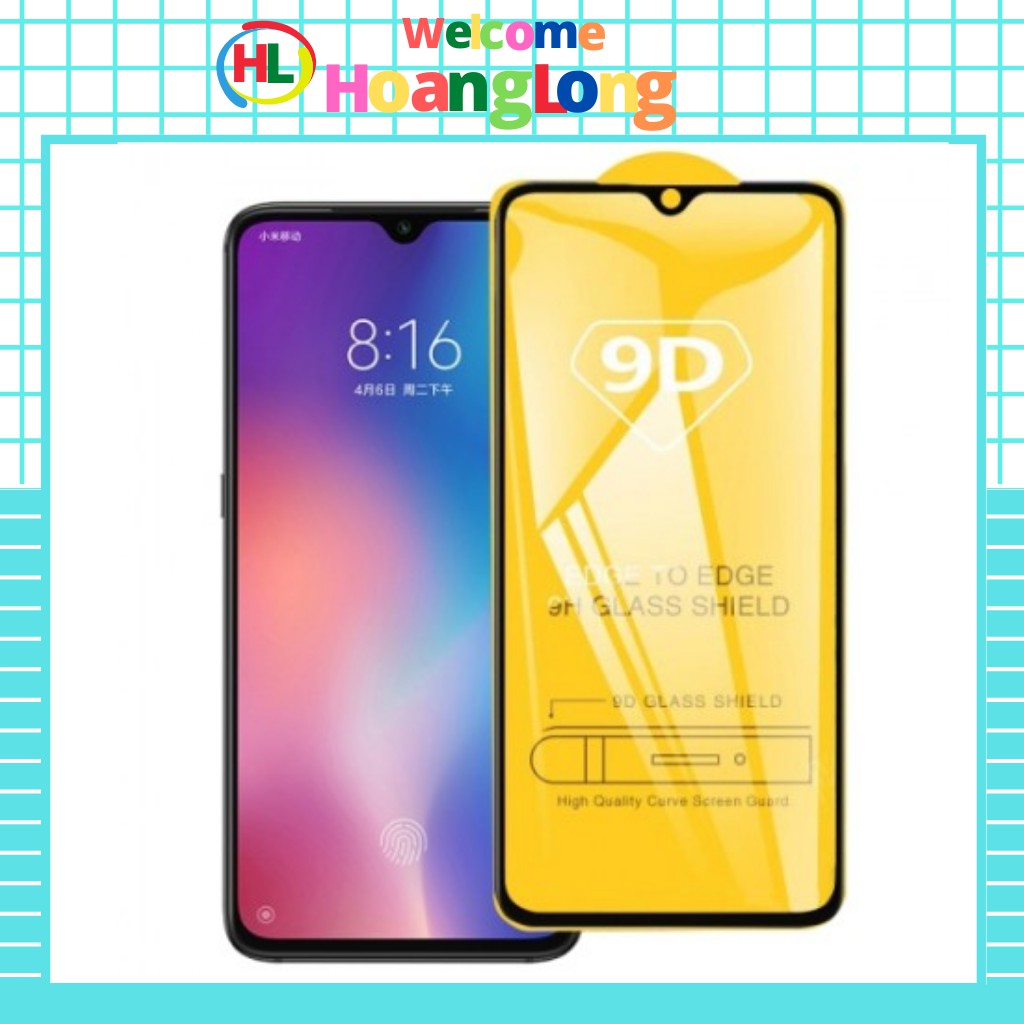 Kính cường lực 9D mới nhất full màn cho Xiaomi Redmi Note 9 9s 8 7 6 K30 K20 Pro Max 9A 9C 7A 8A