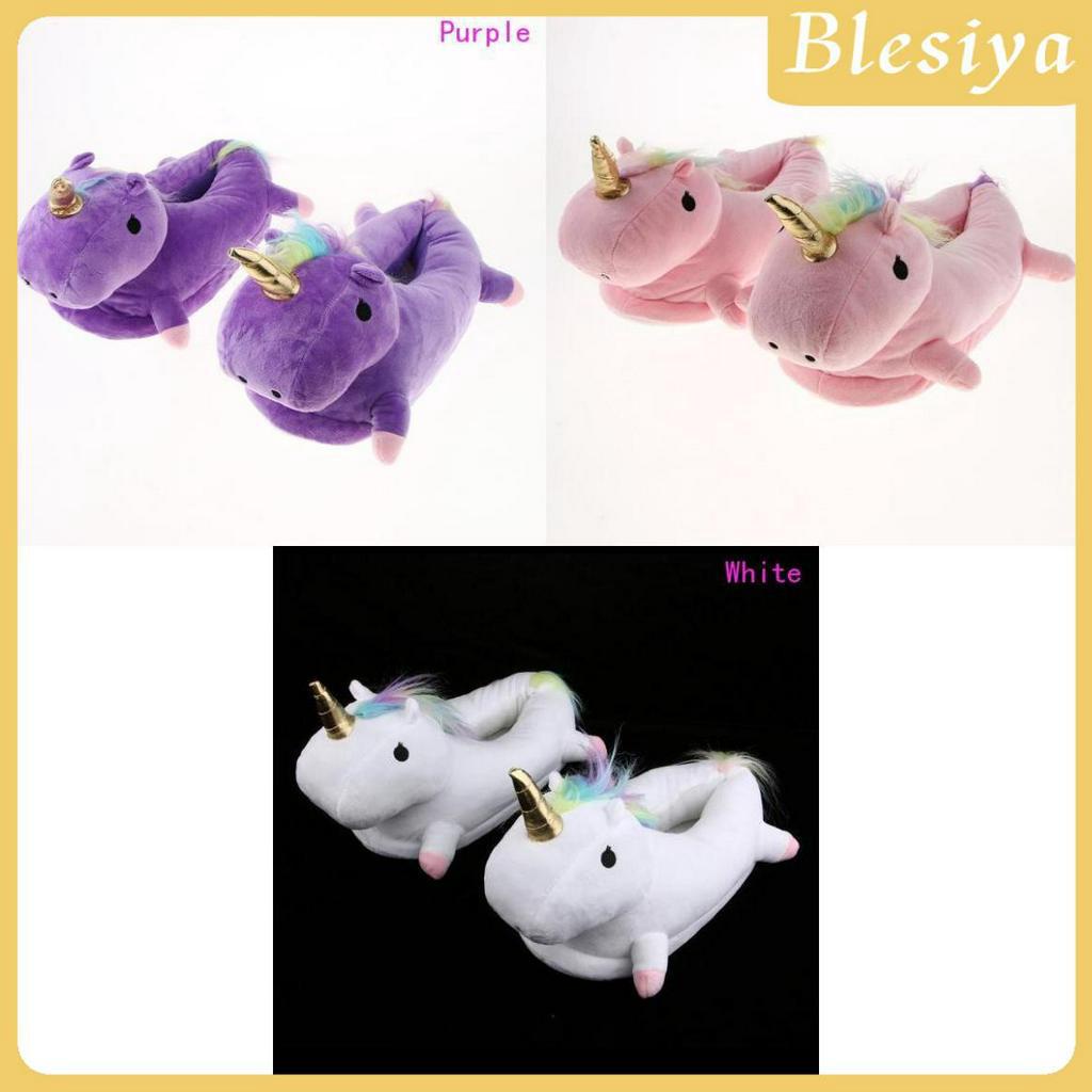 (Hàng Mới Về) Dép Bông Đi Trong Nhà Hình Kì Lân Đáng Yêu