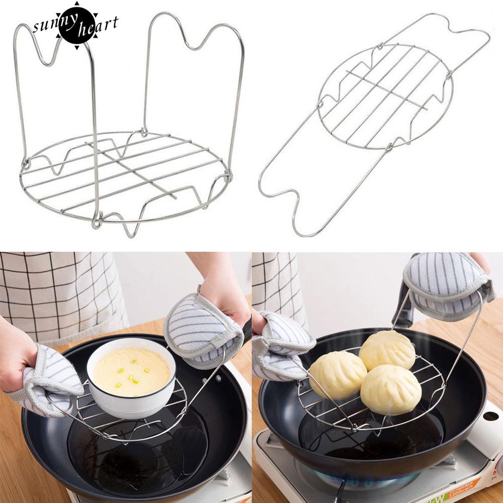 Giá Hấp Thực Phẩm Bằng Thép Không Gỉ Tiện Lợi