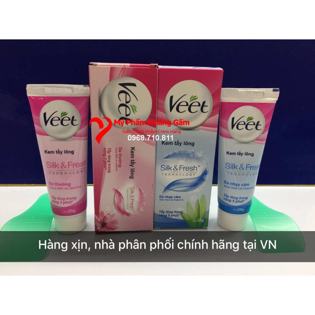 Kem tẩy lông veet của pháp 25g