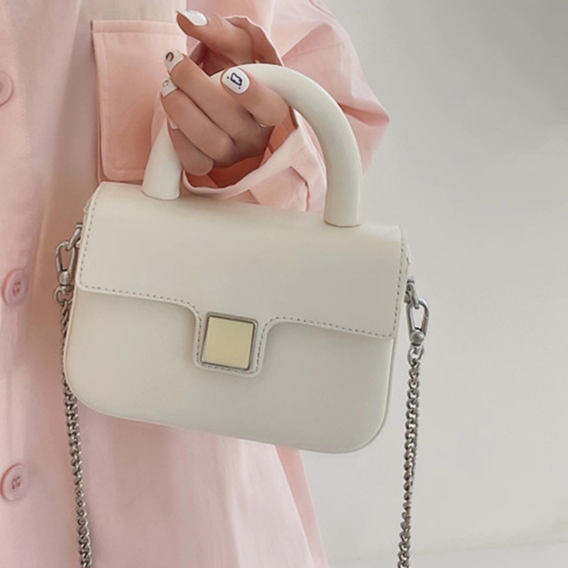 Túi Đeo Chéo mini Phối Dây Đeo Sợi Xích Thời Trang Cao Cấp Sang Trọng Cho Nữ