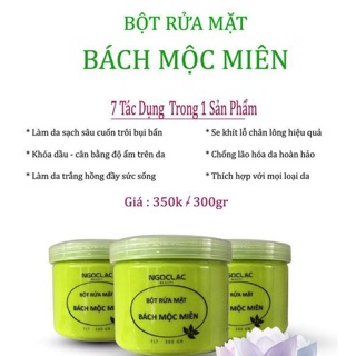 Bột rửa mặt BÁCH MỘC MIÊN