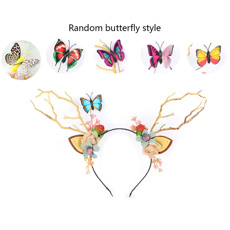 Cài tóc hình sừng tuần lộc xinh xắn