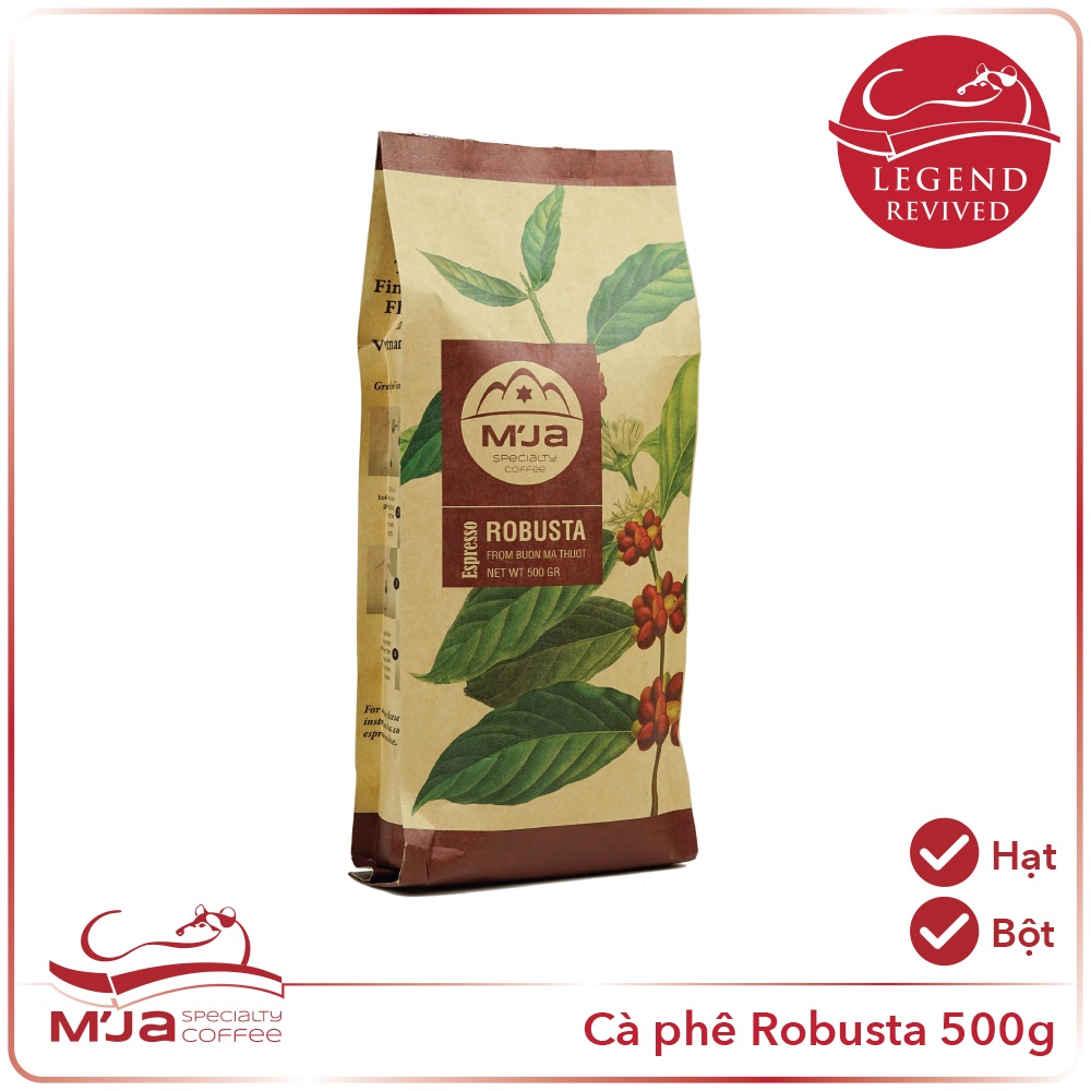 Cà Phê Đặc Sản M’Ja Robusta Túi 500g