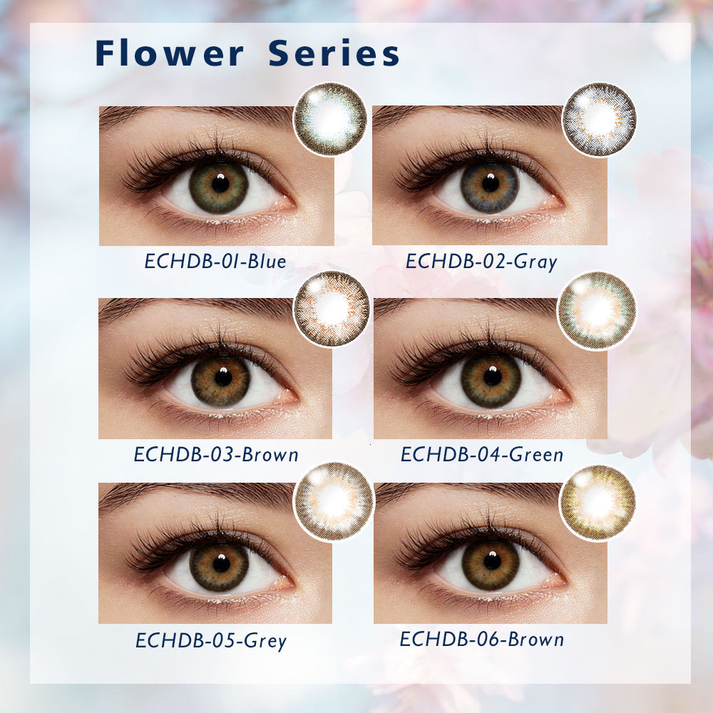 Kính áp tròng ELLIECOO Series Flower đường kính 14.5mm sử dụng nửa năm