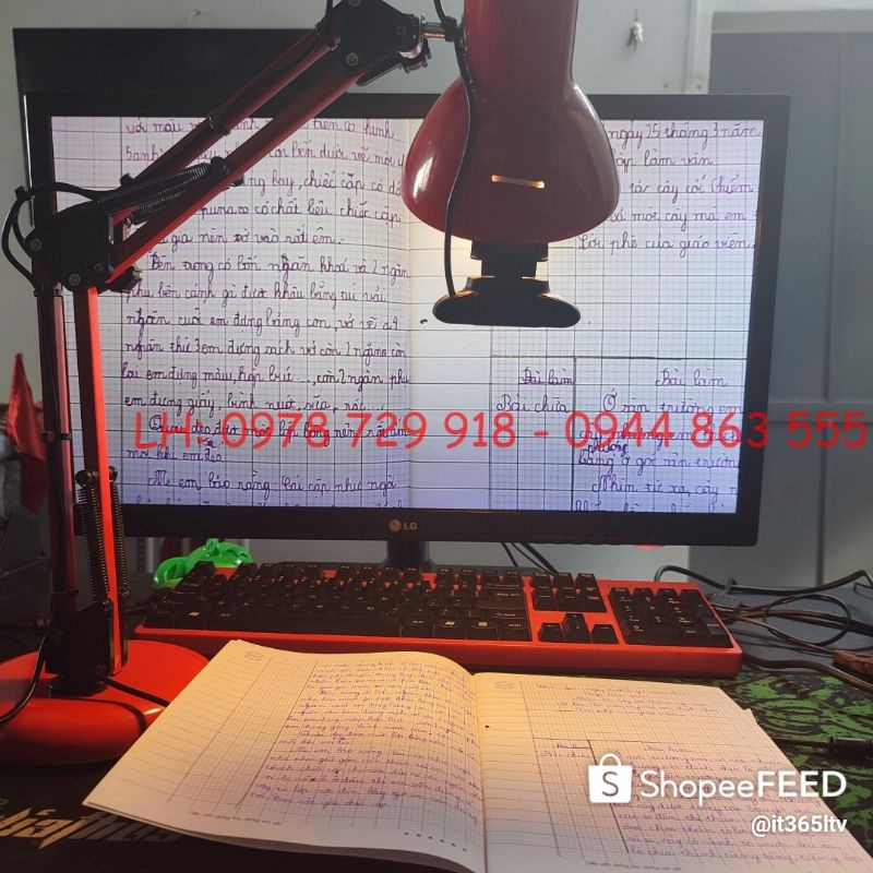 Máy chiếu vật thể, máy soi bài dạy online như bảng lớp